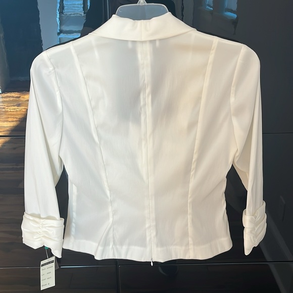 NWT Jackie Jon White Formal Top Size 4 - Picture 3 of 6